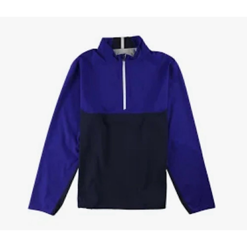 NEW POLO RLX RALPH LAUREN 1/4 ZIP PULLOVER  STRETCH & RECOVER BLUE MU Sz M NWOT